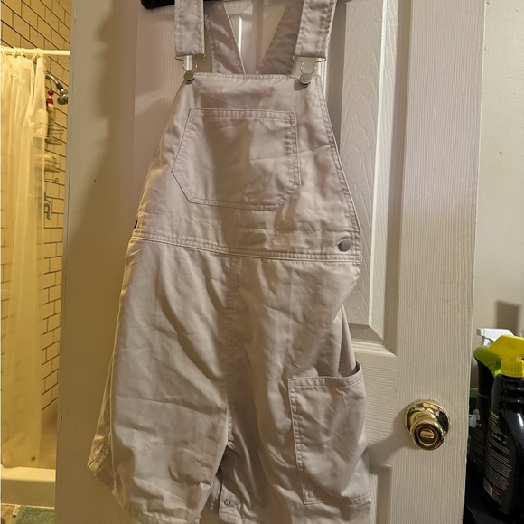 NEW: Todzilla Handmade ABDL Shortalls Short Overalls Beige Twill Medium